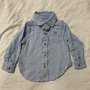 Me & Henry shirt boys 2/3y blue button down